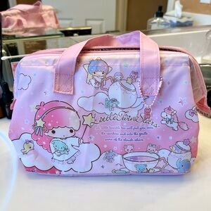 SANRIO Pink Little Twin Stars Insulated Cooler Bento Bag